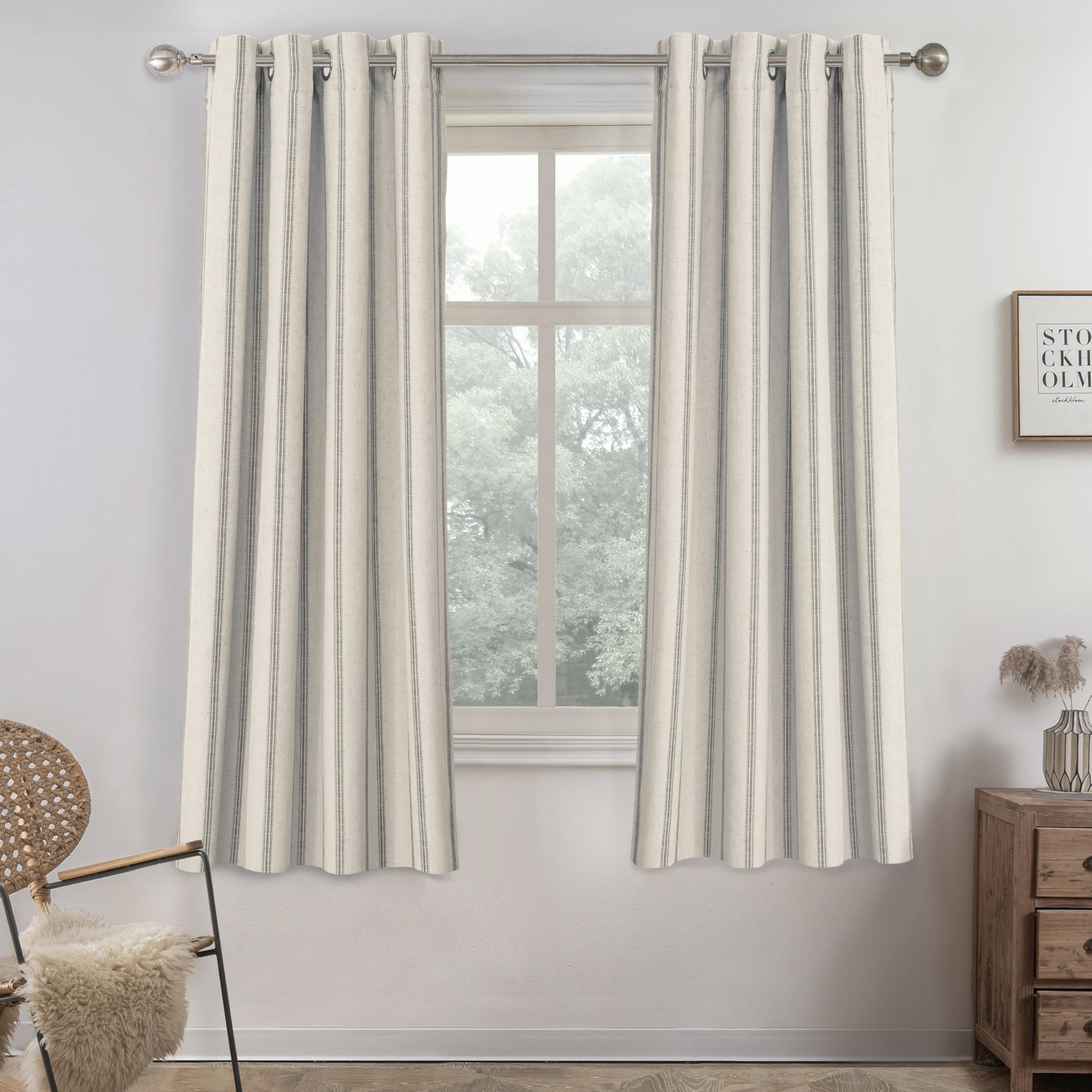 DriftAway Farmhouse Linen Curtains