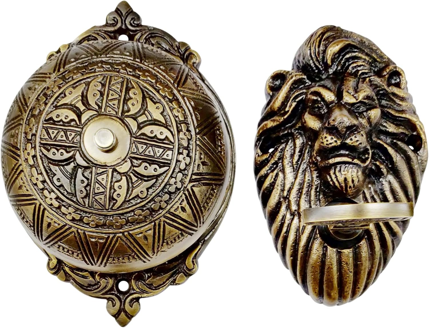 Akatva Vintage Twist Bell with Key Plate Ring Chime Doorbell Chime