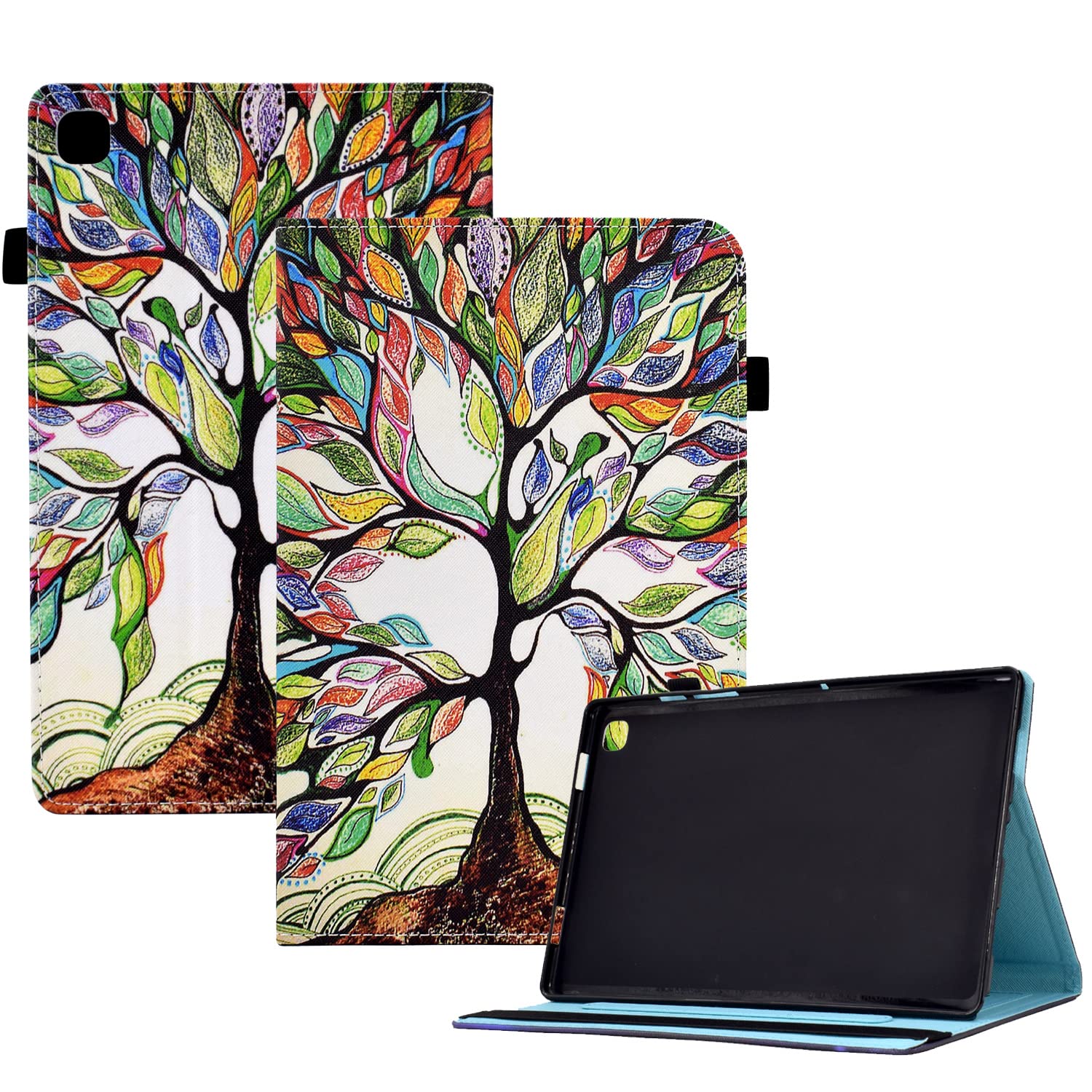 CXTcaseCase for Samsung Galaxy Tab A 10.1 2019 (SM-T510/T515), Protective Cover Case with Stand Function for Samsung Galaxy Tab A 10.1 2019 SM-T510/T515, Tree of Life