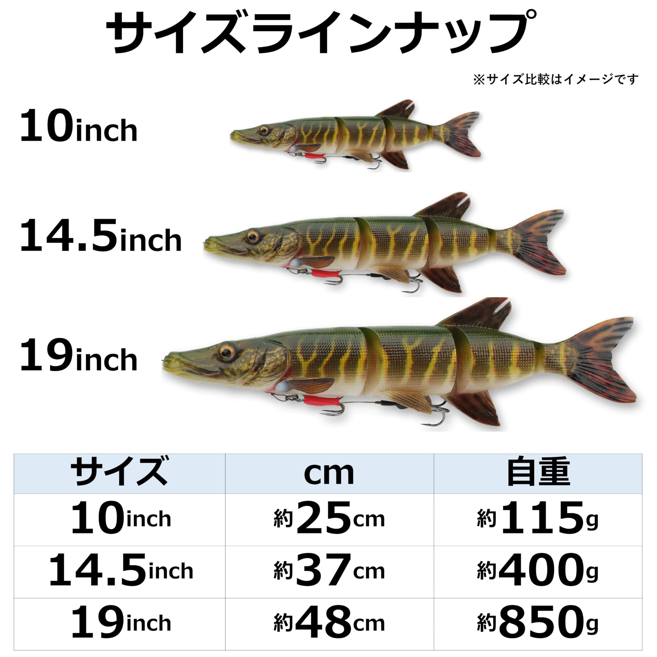 Amazon.co.jp: Savage Gear (サベージギア) 4Dラインスルーパイク 10