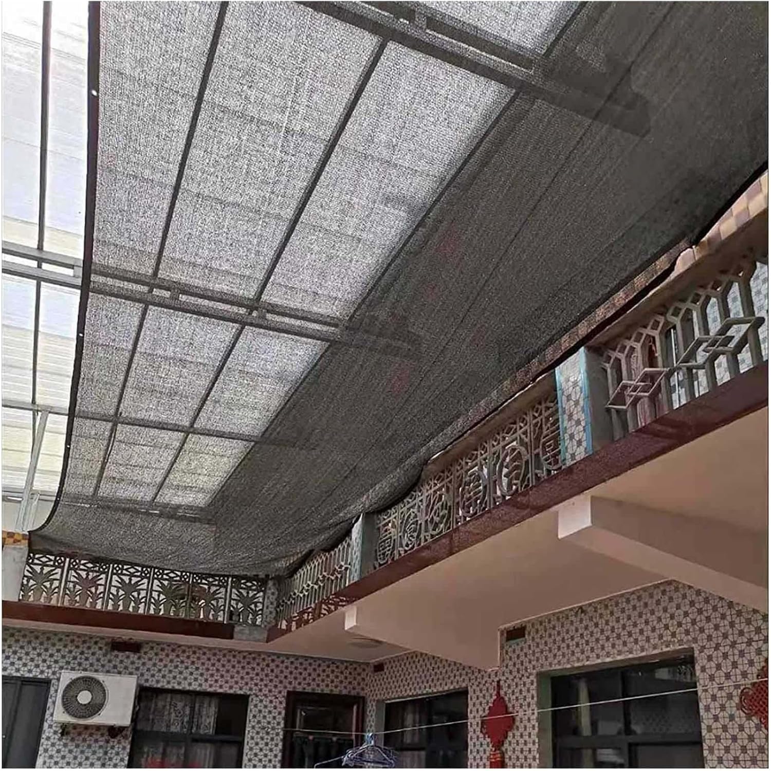 Shade Netting 2x4/2x5/3x3/3x5/4x6m, Greenhouse Shade Net with Grommets, Outdoor Plant Protection Cover, Shade Sail, Awning, 50% Sunblock Shade Cloth,Black-10x15m(32.8 * 49.2ft)