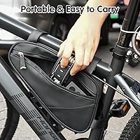 Vista 7 de Kit de reparación de bicicletas, kit de herramientas de reparación de neumáticos de bicicleta, incluye multiherramienta 16 en 1, accesorios