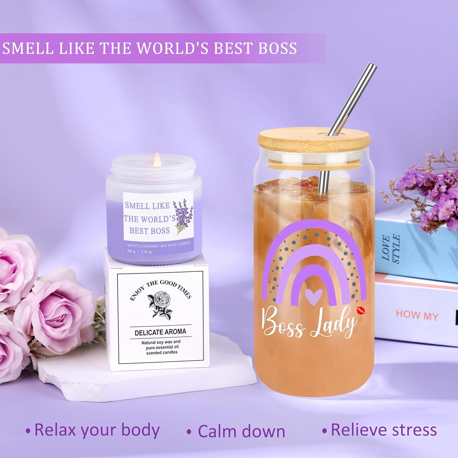 JoycuFF Boss Gifts for Women, Best Boss Lady Bosses Day Gifts for Women Christmas Birthday Boss Day, Best Choice for Female Present - Image 7