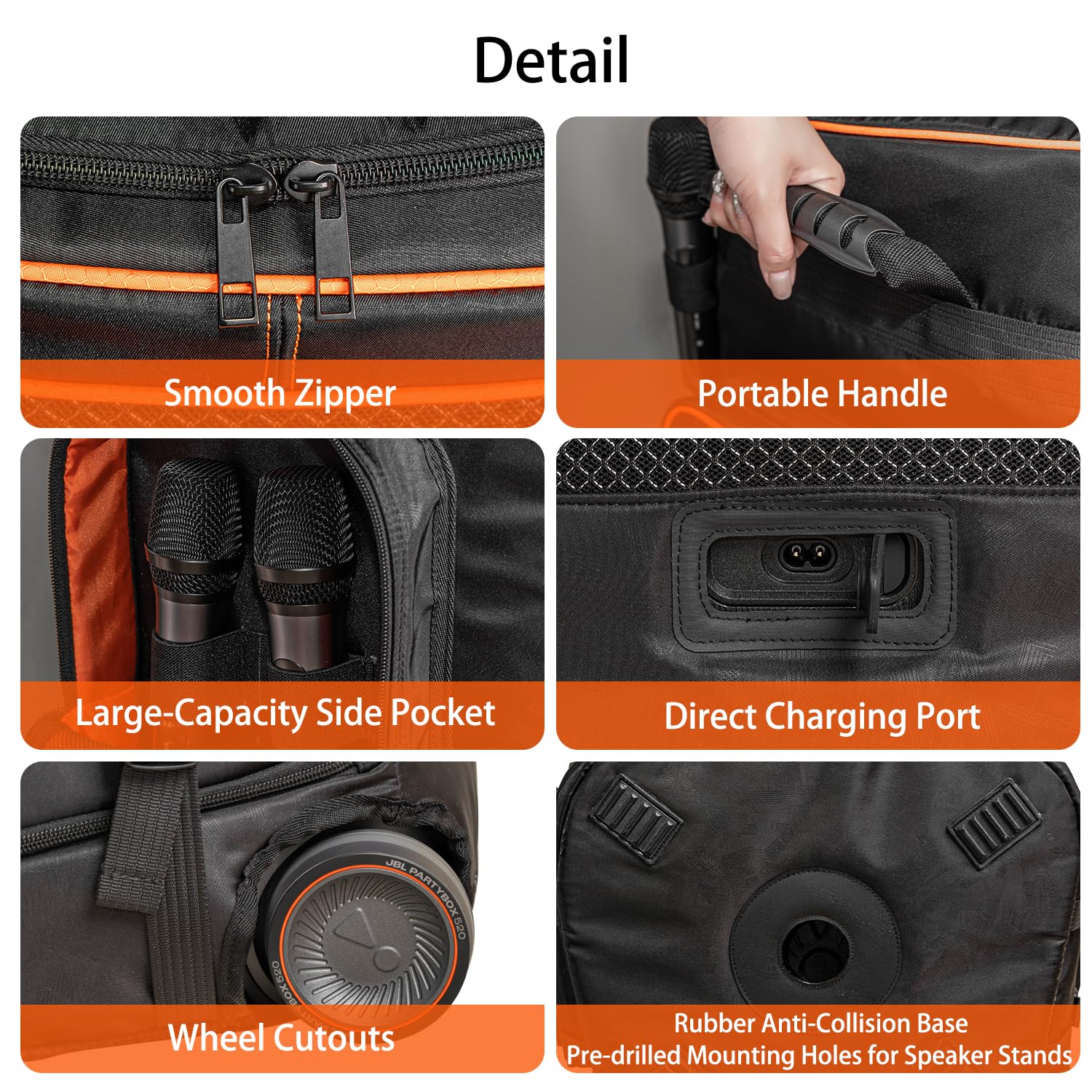 Jeachan Speaker Carry Case - Thumbnail 4