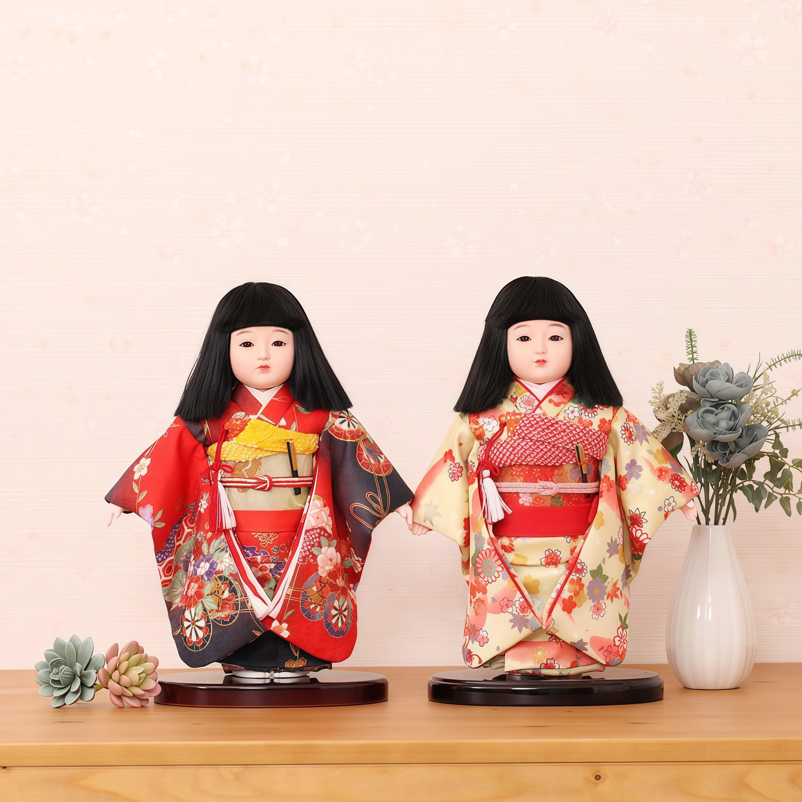 Amazon.co.jp: LicoSop 工芸 傑作 伝統 日本製 市松人形 童人形 8種類