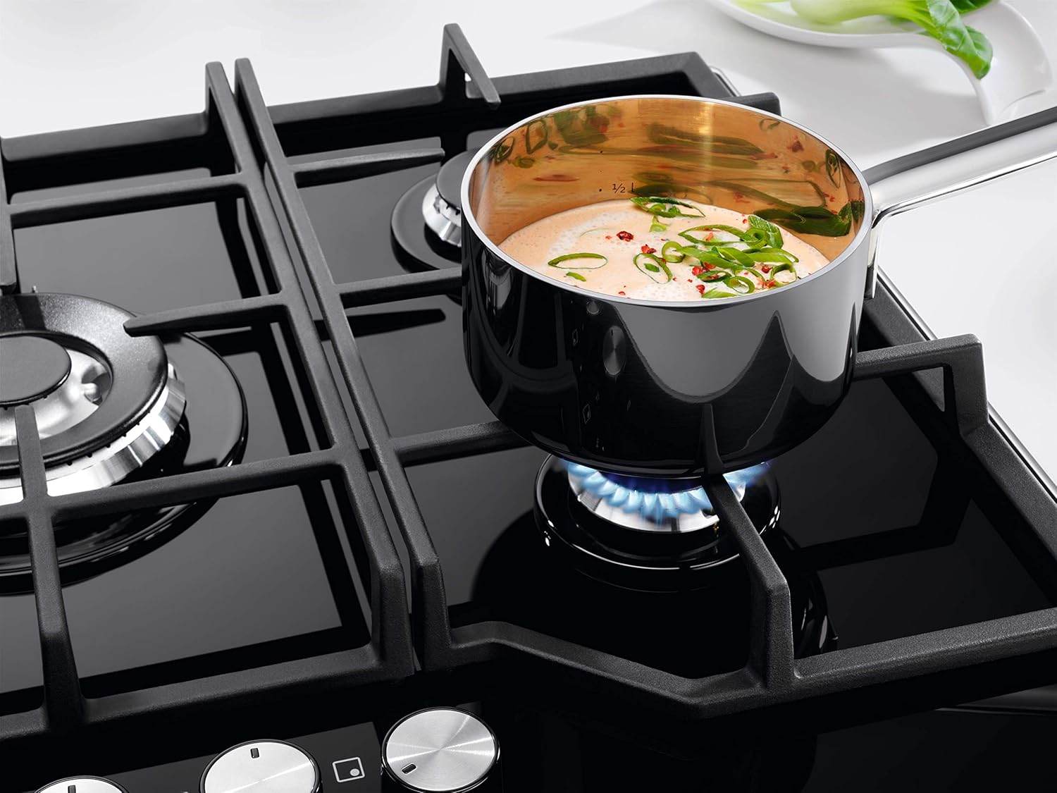 Electrolux EGG7536K Piano Cottura Gas on Glass , GOG line 75 cm, Nero Electrolux EGG7536K Piano Cottura Gas on Glass , GOG line 75 cm, Nero