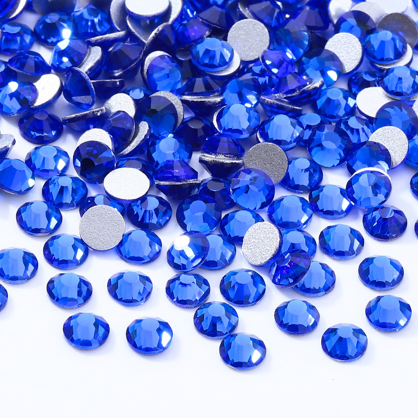 576PCS Sapphire SS30 Flatback Rhinestones(6.4-6.6mm)