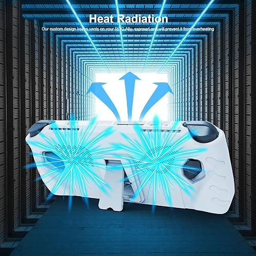 Miniatura 7 de Funda protectora para consolas ROG ALLY Cubierta protectora a prueba de golpes para ROG ALLY con soporte incorporado Funda protectora de mano para