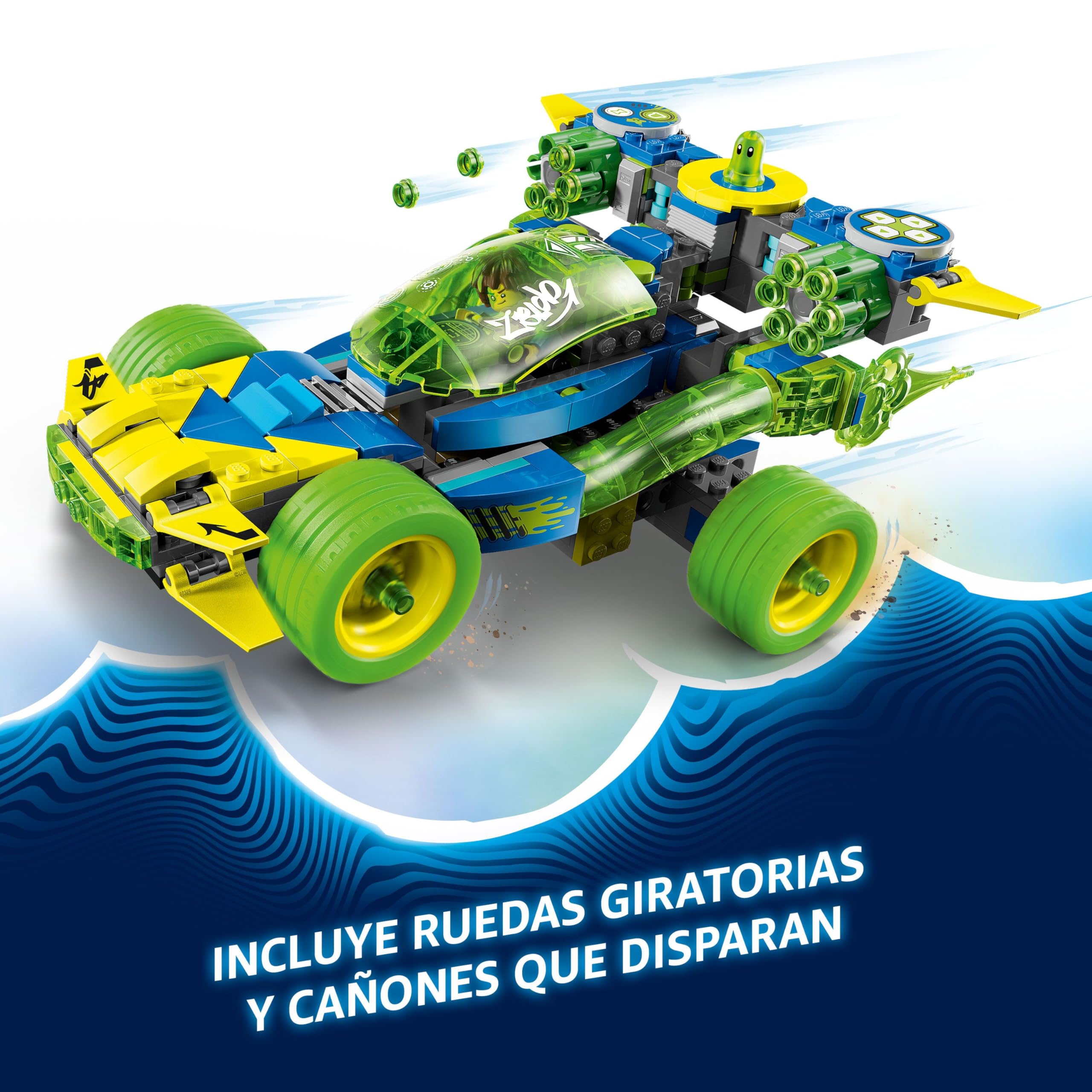 LEGO DREAMZzz Mateo y Z-Blob Coche de Carreras y Moto 2 en 1 de Juguete para Niños y Niñas de 8 Años o Más, Minifiguras y Araña para el Juego de Roles, Regalo Infantil de Cumpleaños 71491