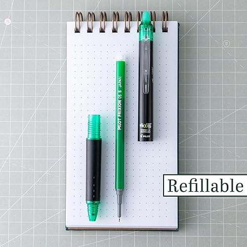 Miniatura 2 de PILOT, FriXion Synergy Clicker - Bolígrafos de tinta de gel retráctiles, borrables, recargables, punta extrafina de 0.020 in, paquete de 12, tinta