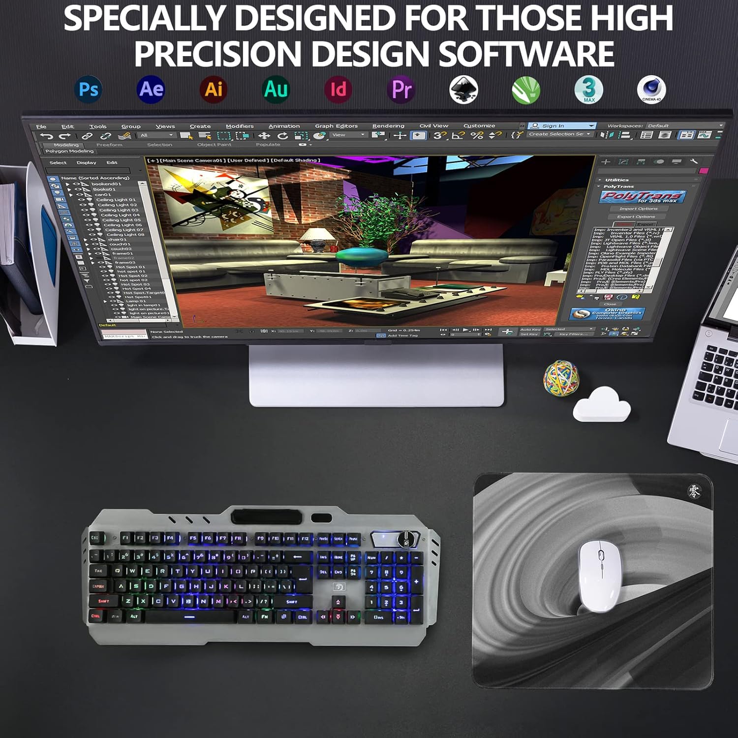 X-Raypad Update Version Aqua Control Zero AC0 Gaming Mouse Pad, Ultra-High Precision Mouse Pad with Perfect Speed and Control Capability, Designed for Fps Players with Low DPI Requirements