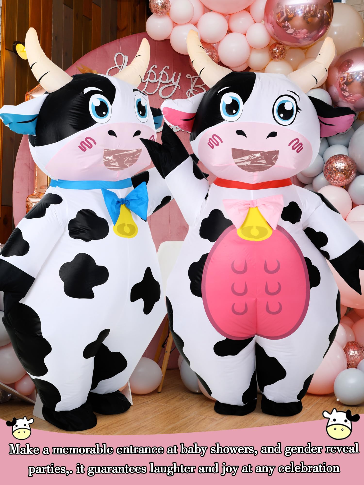 Poen 2 Pcs Giant Inflatable Baby Costume 96 Inch Baby