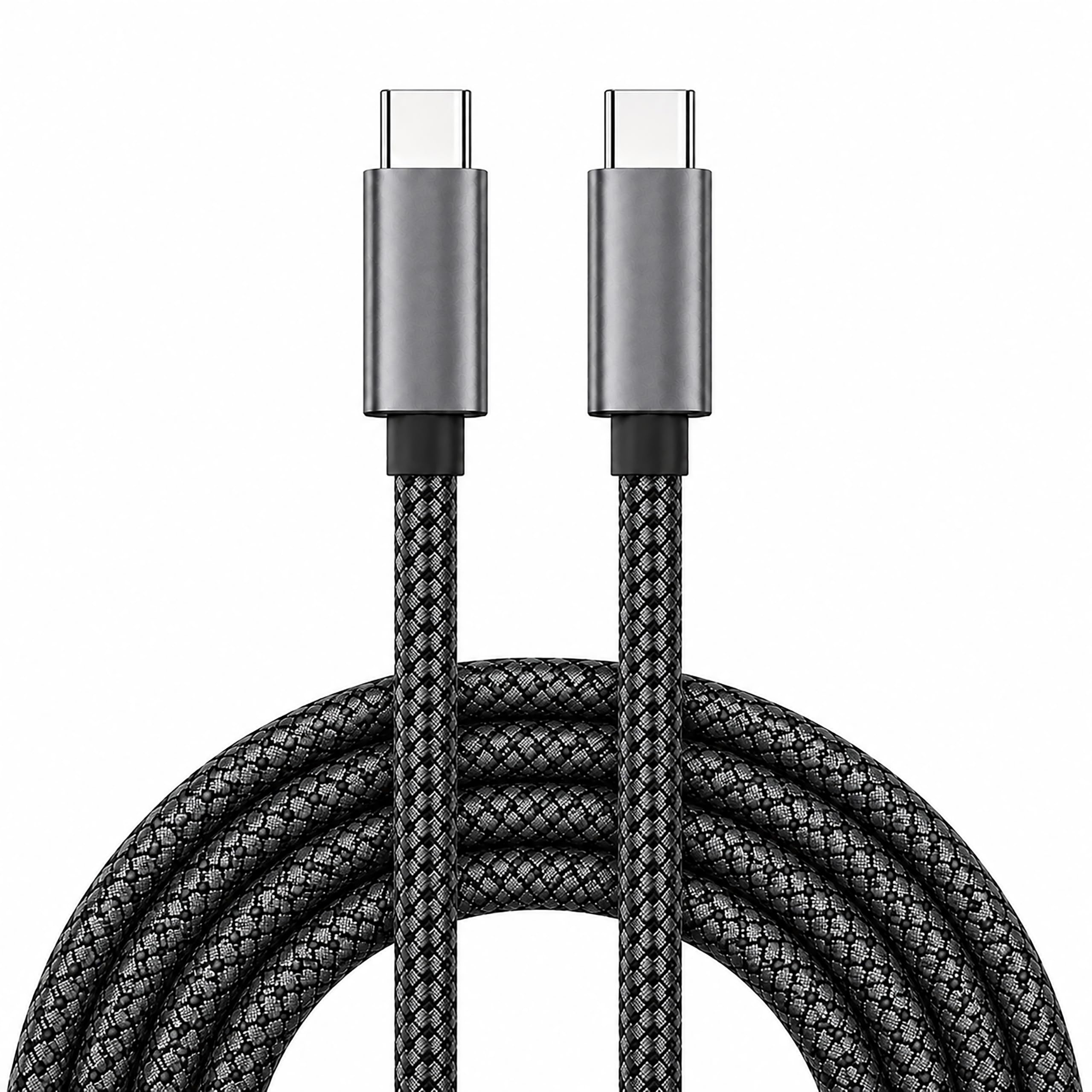 USB 3.2 Type-C To Type-C Fast Charging, 240W PD, 2M, 20Gbps Data Transfer, E-Marker Chip, 4K@60Hz Video Support, Braided Nylon, Compatable With Mackbook,Laptop, Tablet & Smartphone.-picture-22