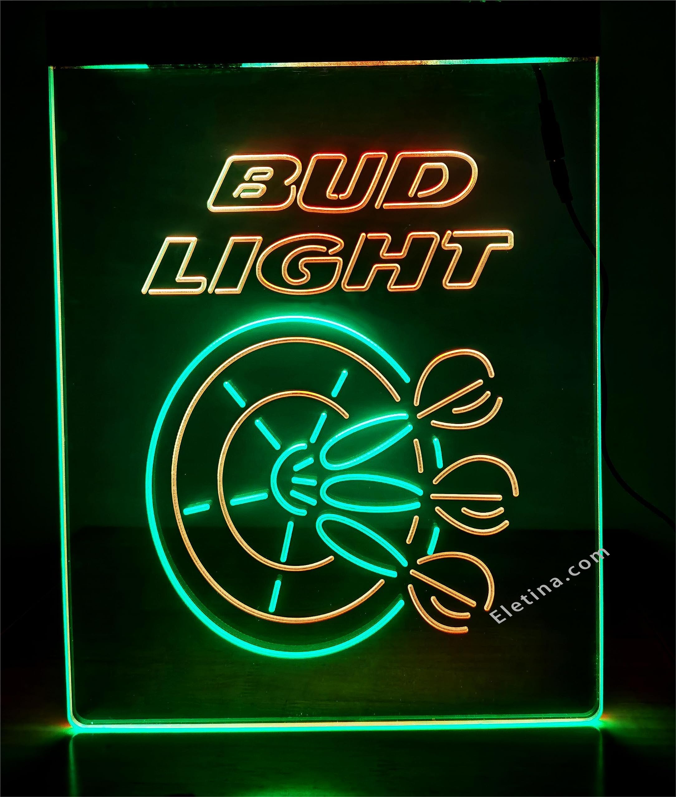 Personalized Custom Man Cave Home Bar Est Decorative LED Buds Led Dart Beer Man Cave Led Decoration Gifts Led Lamp Neon Like Signs For Wall