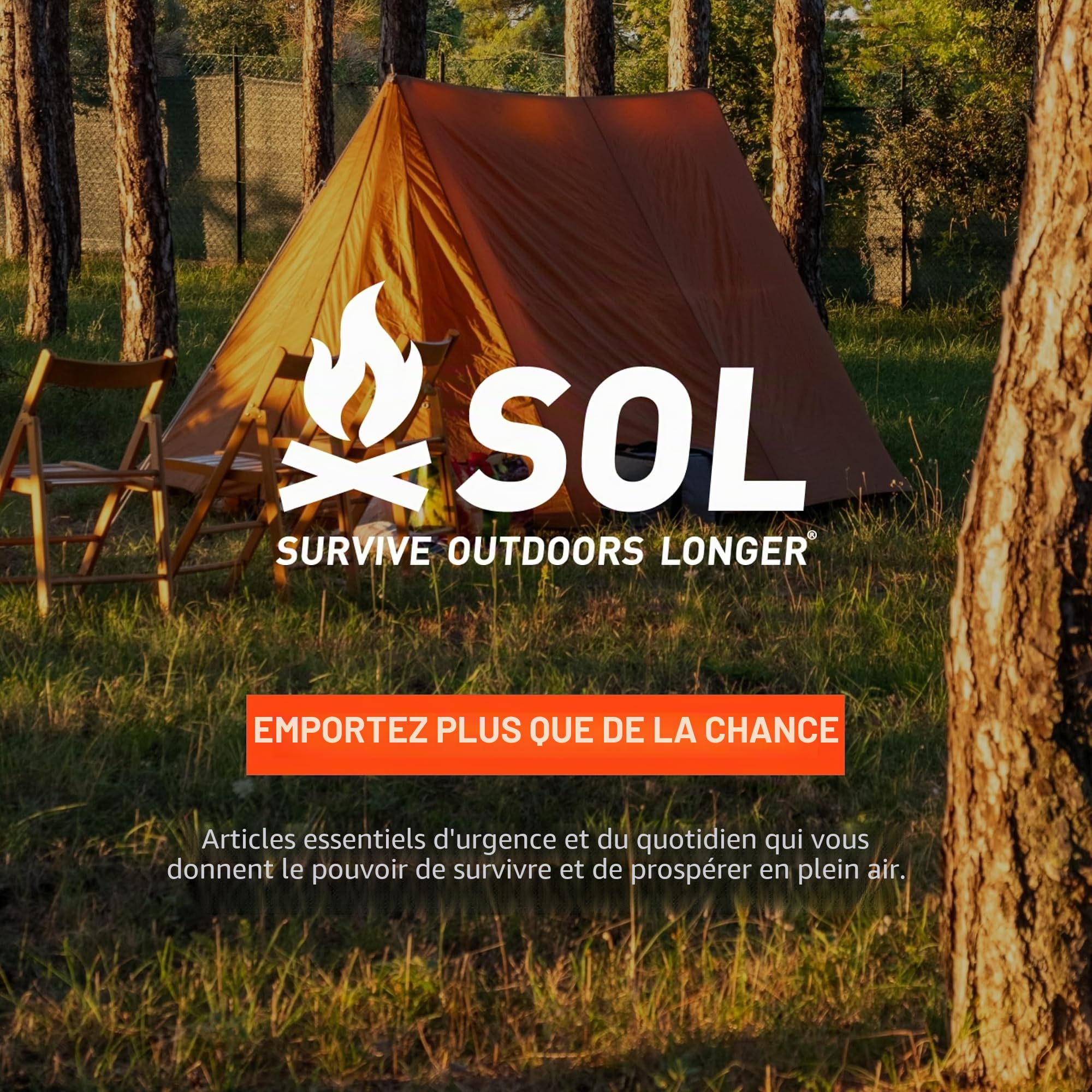 Sol Escape Bivouac XL avec Capuche Orange