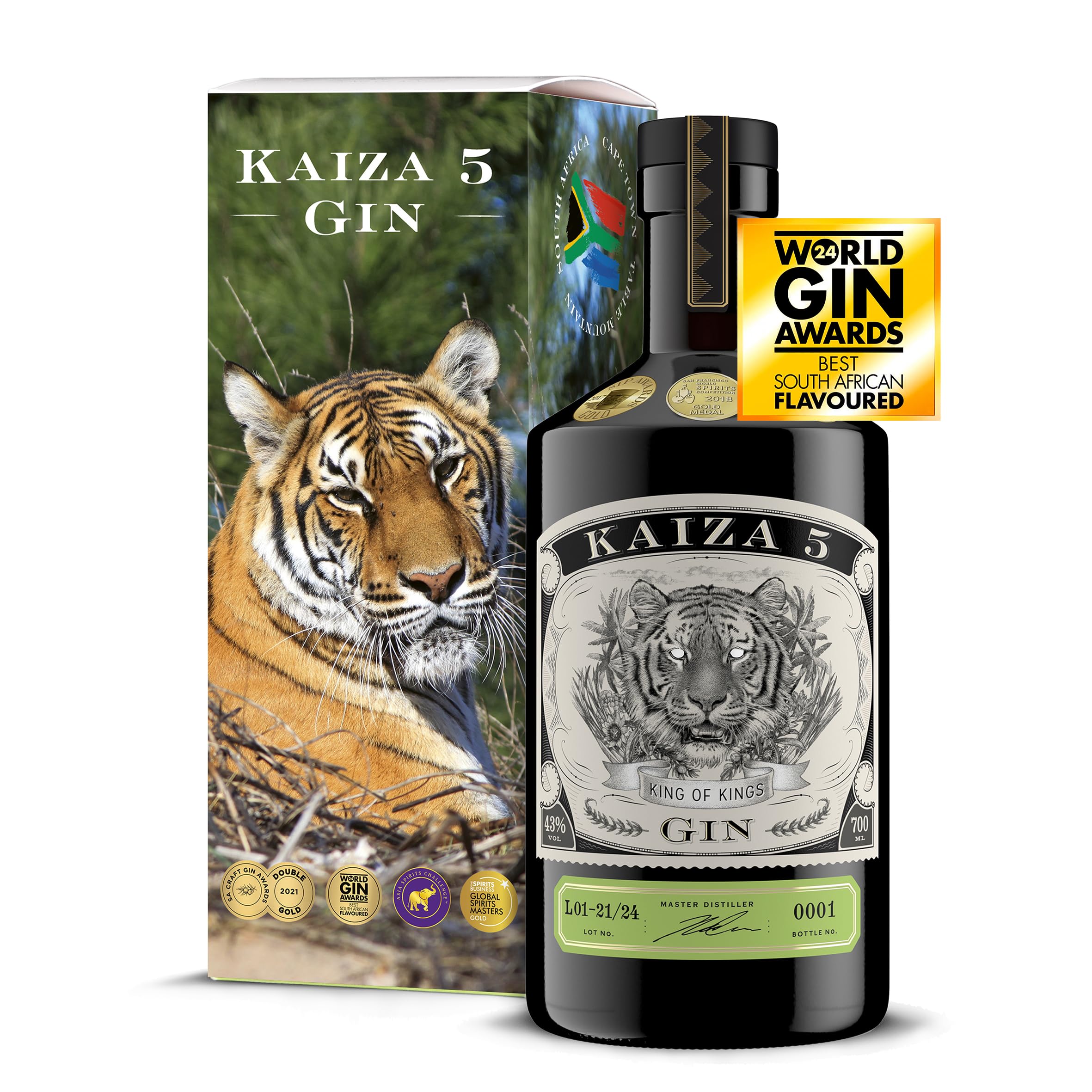 03_Mutter Sunset Beach Tafelberg KAIZA 5 GIN - 0,5 l - 43% | Der ausgezeichnete Gin aus Südafrika/Kapstadt |