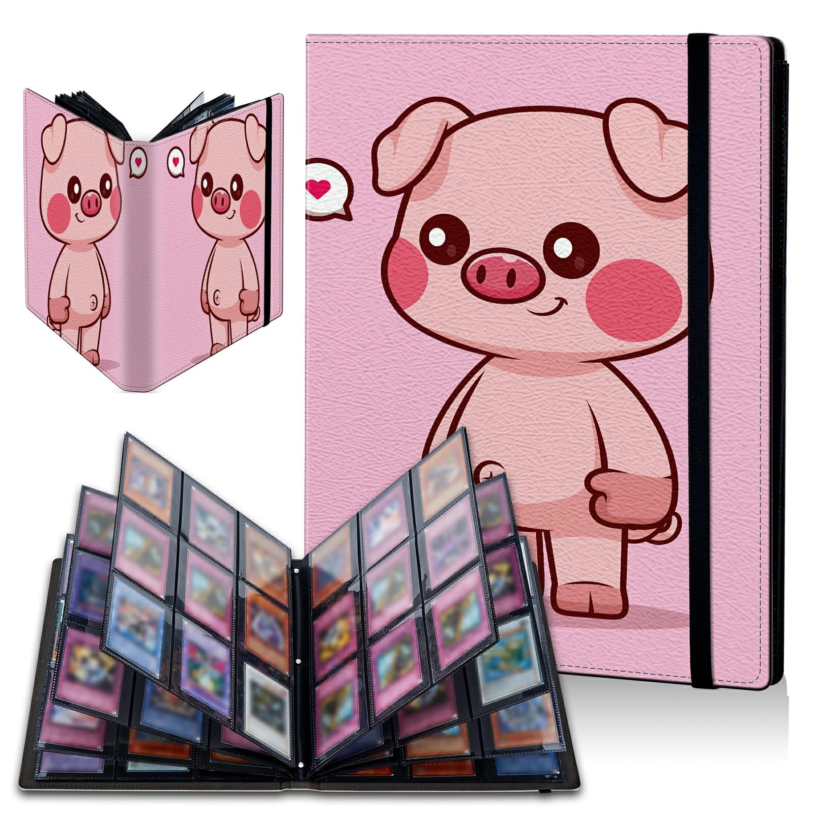その他 L GEAR SOLID Trading Card #083 PIG Amazon.com: Pink Pig Card Binder, 9 Pocket Trading Card Album
