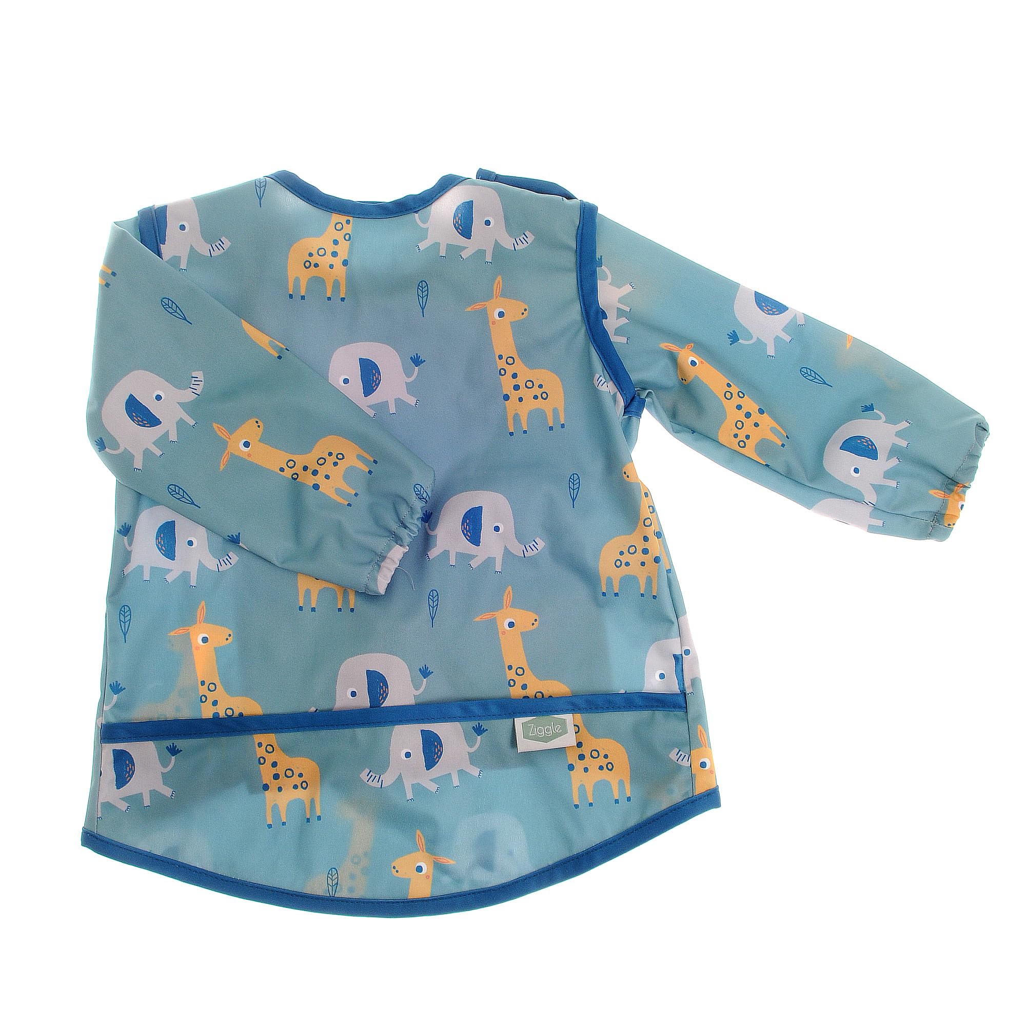 Ziggle Baby Bibs, Giraffe and Elephant