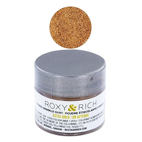 Miniatura 5 de Roxy & Rich Hybrid Sparkle Powder - Colorante para alimentos, 0.09 oz, color rojo tomate