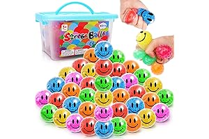 40 Pack Fidget Toys: Squishy Stress Balls for Stress Relief