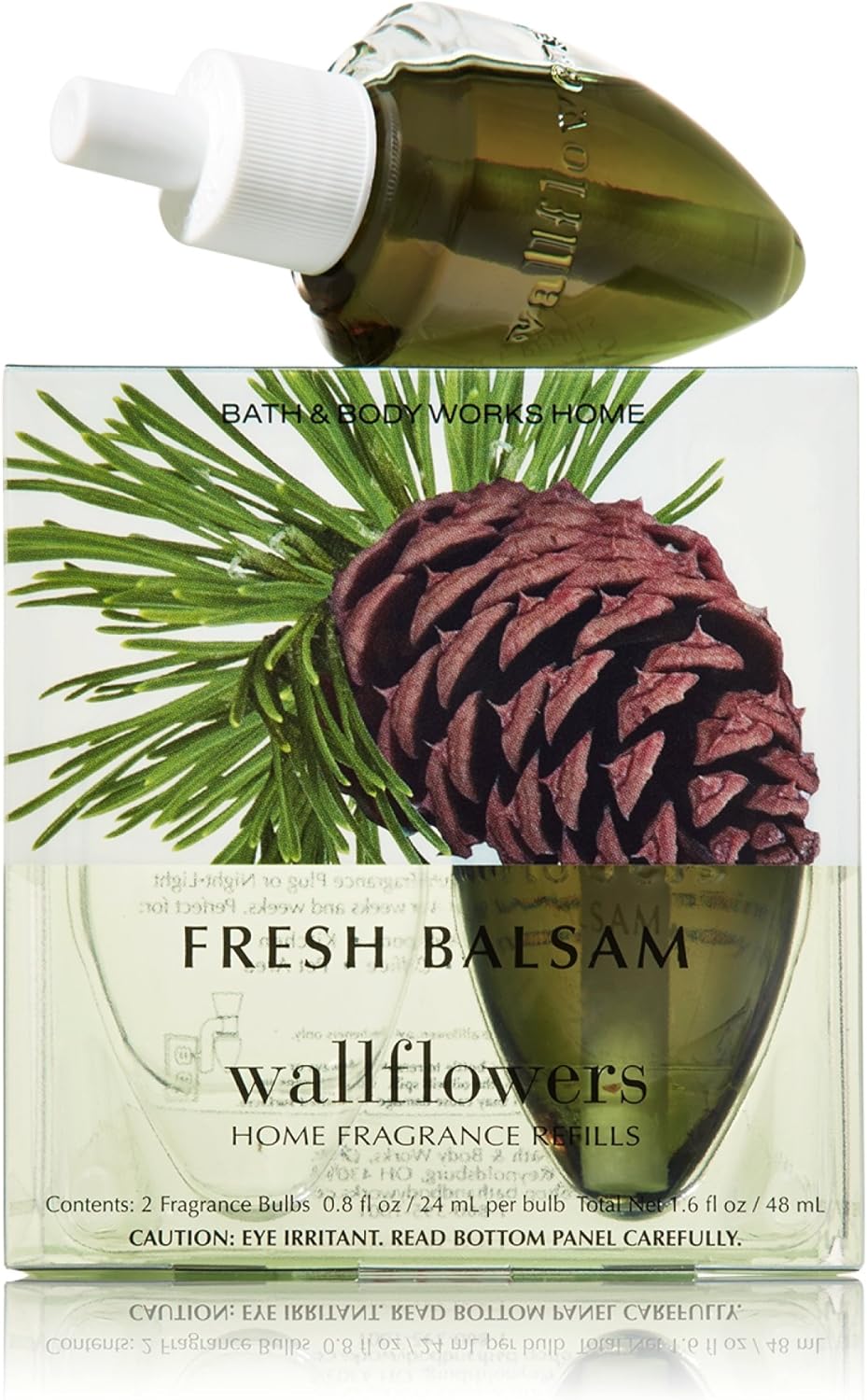Bath & Body Works Fresh Balsam Wallflower Refill Signature Collection 2 bulbs