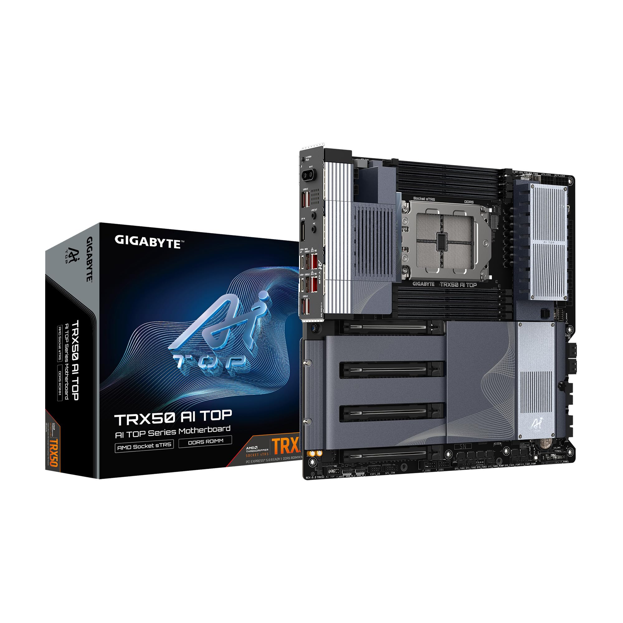 Amazon.com: GIGABYTE TRX50 AI TOP sTR5 AMD TRX50 EATX Motherboard