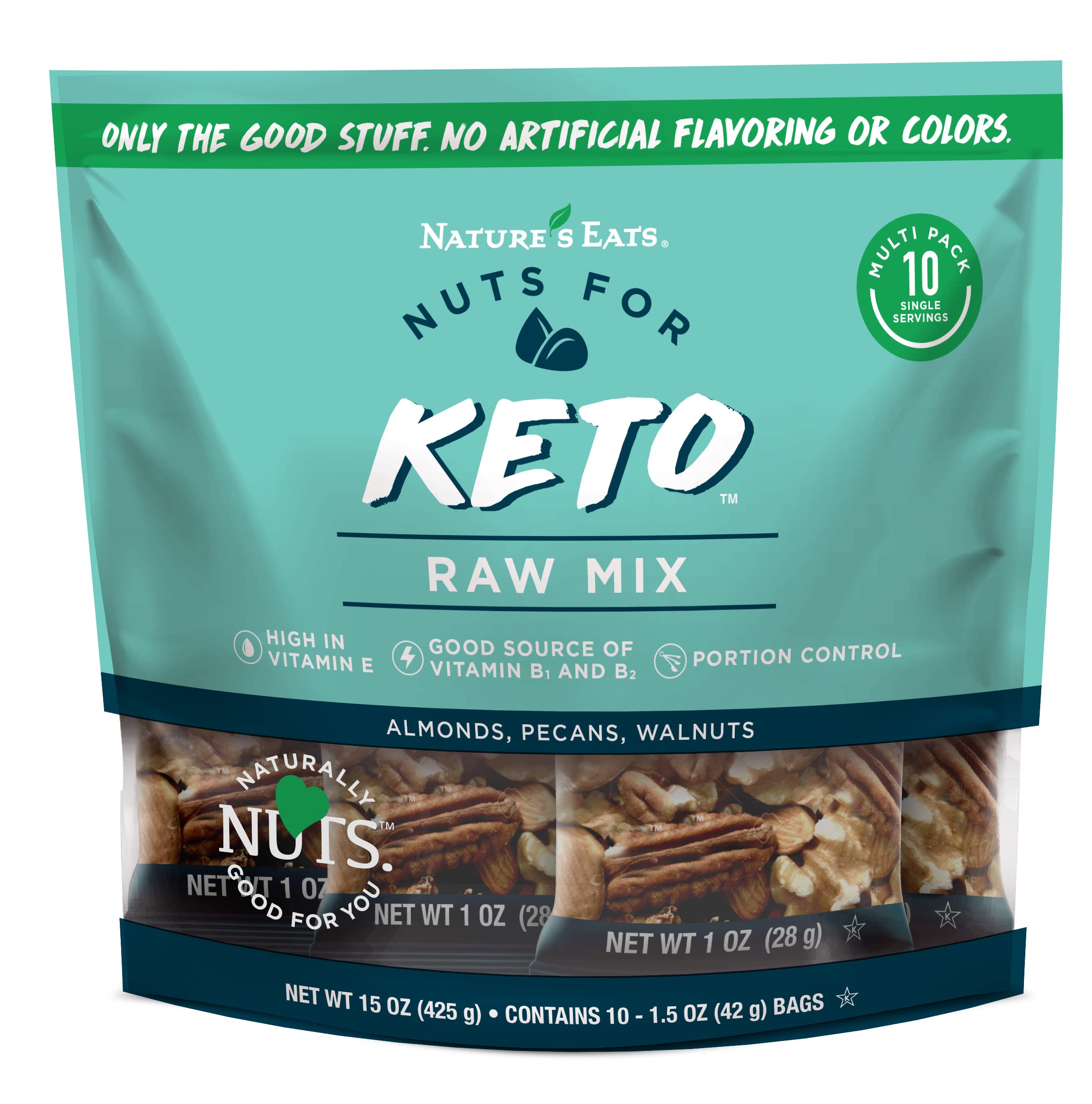 Nature's Eats Pacote de Lanches Keto 420 g