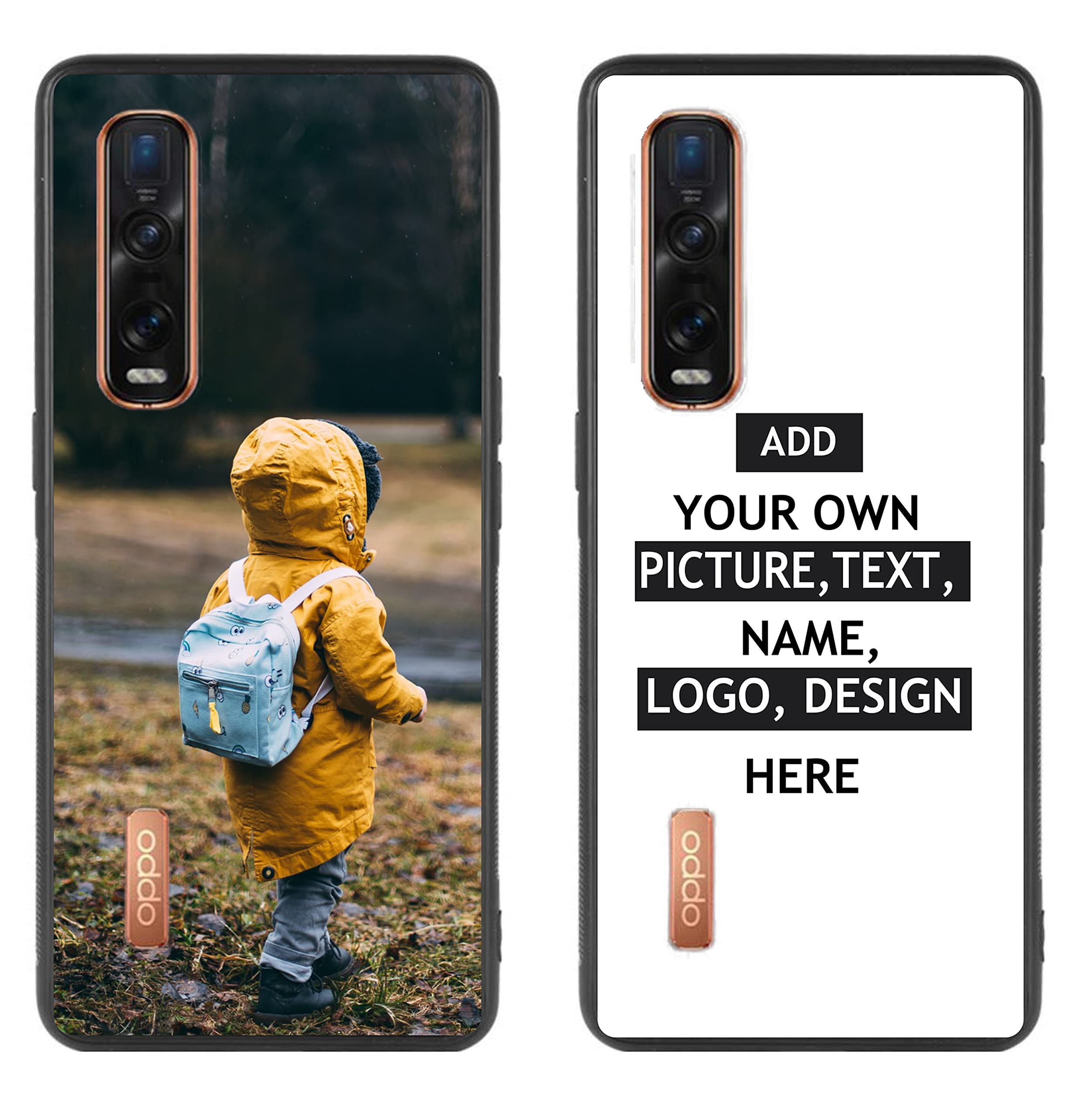 Mobile StuffPersonalised Phone Case For OPPO Find X2 Pro, Personalised Image/Picture/Photo Custom Design PC + Soft TPU Rubber Case for OPPO Find X2 Pro (Oppo Find X2 Pro)