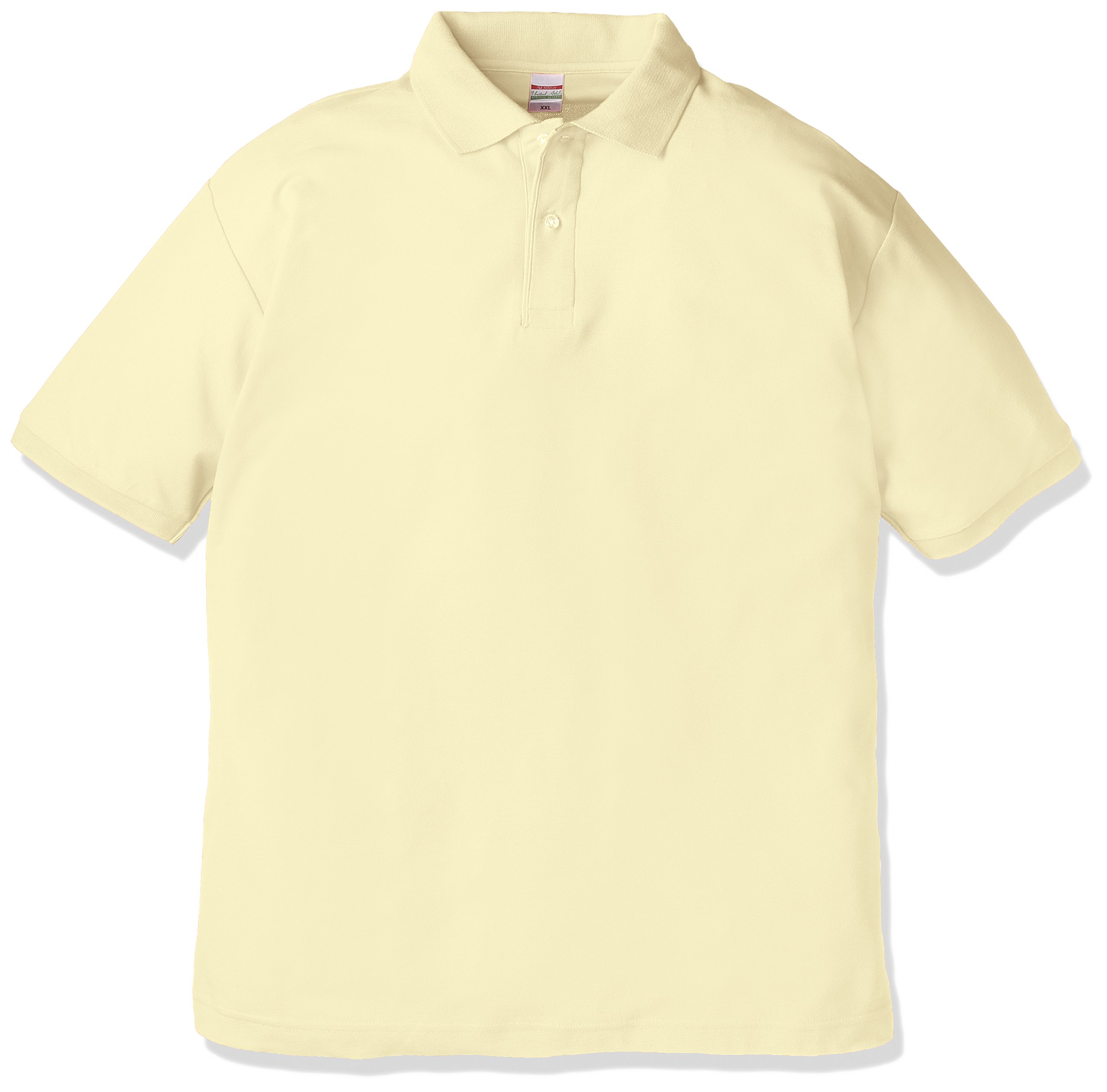 United Athle Men's 5.3oz. Dry Utility Polo Shirt XXXXL Custard