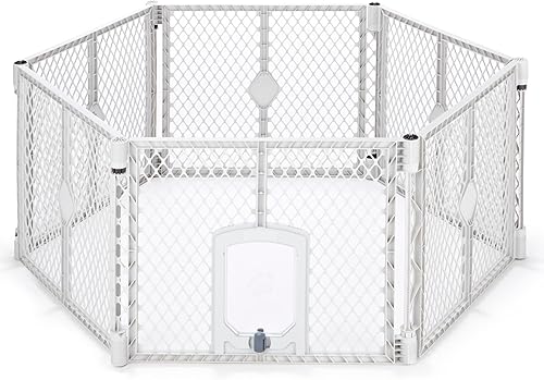 MYPET Puerta para el patio para mascotas