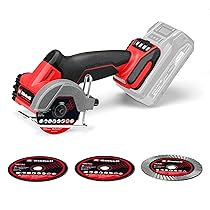 Einhell Professional Smerigliatrice TP-CO 18, 76 Power X-Change (18 V, brushless, disco Ø 76 mm, profondità di taglio 16 mm, impostazione profondità di taglio, incl. 4 dischi, batteria esclusa)