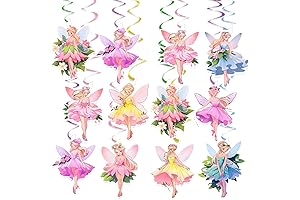 18PCS Fairy Party Decorations: Enchanting Fairy First Birthday Party Supplies