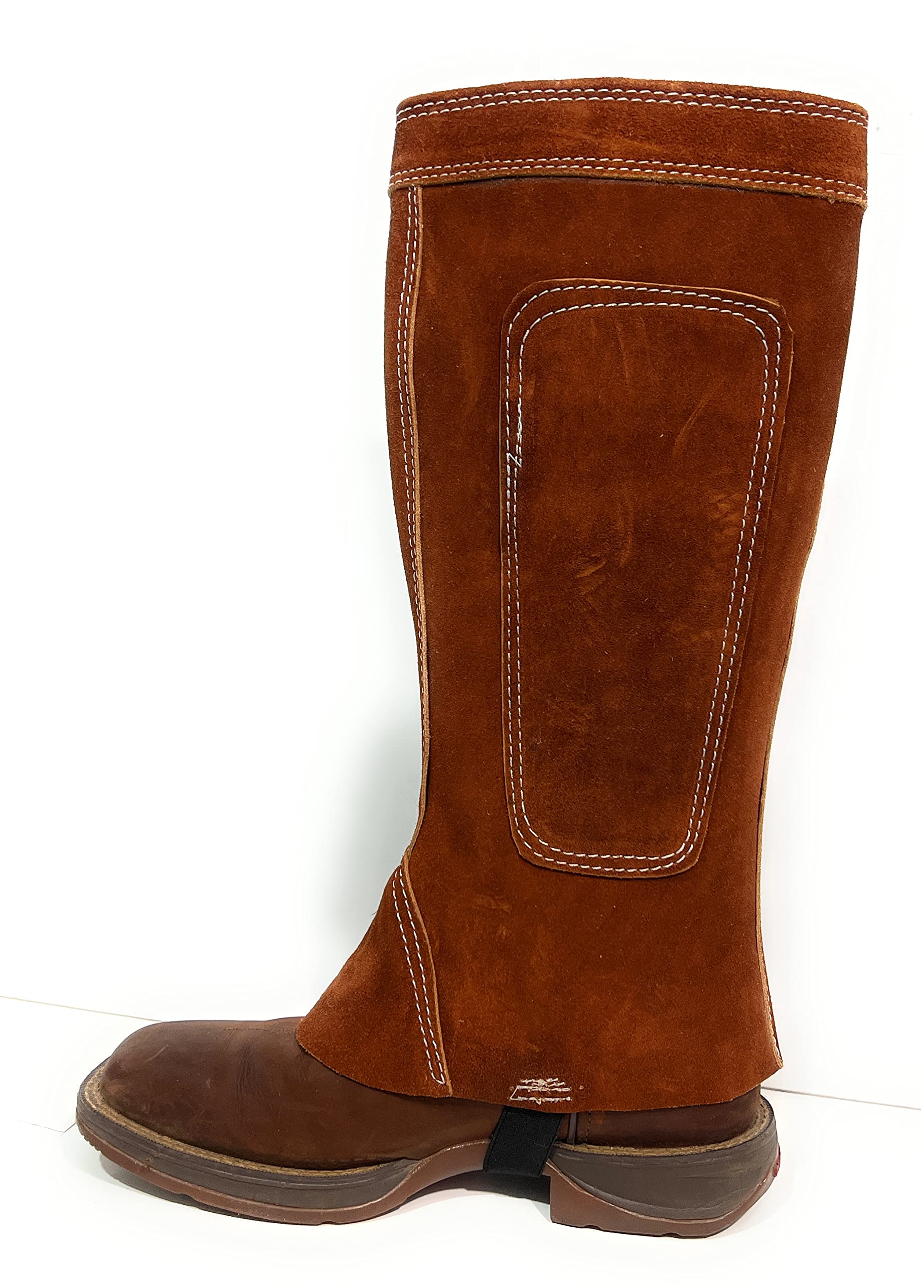 Light Brown Riding Short Chaps, Saddle Horse Short Chaps, Polainas Charras