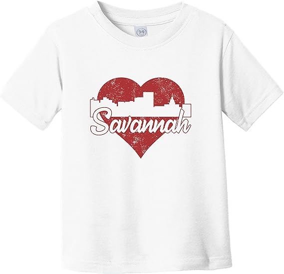 Retro Savannah Skyline Red Heart Retro Savannah Skyline Red Heart
