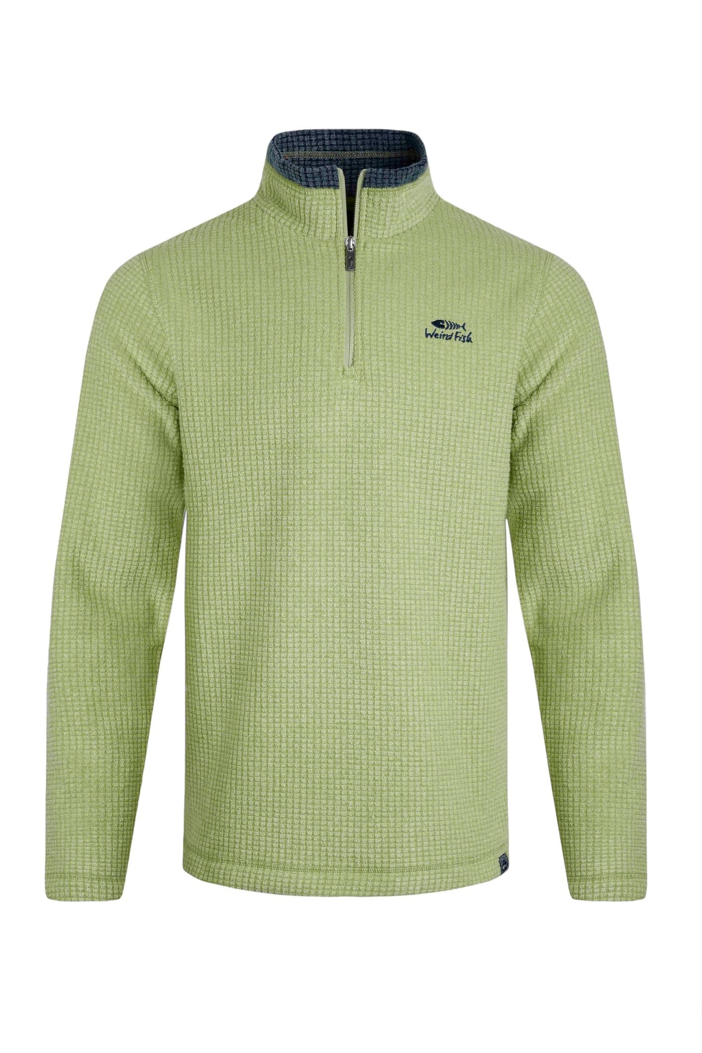 Weird Fish Newark 1/4 Zip Grid Fleece Tarragon Size 4XL. (Jumper/Sweater/Fleece)