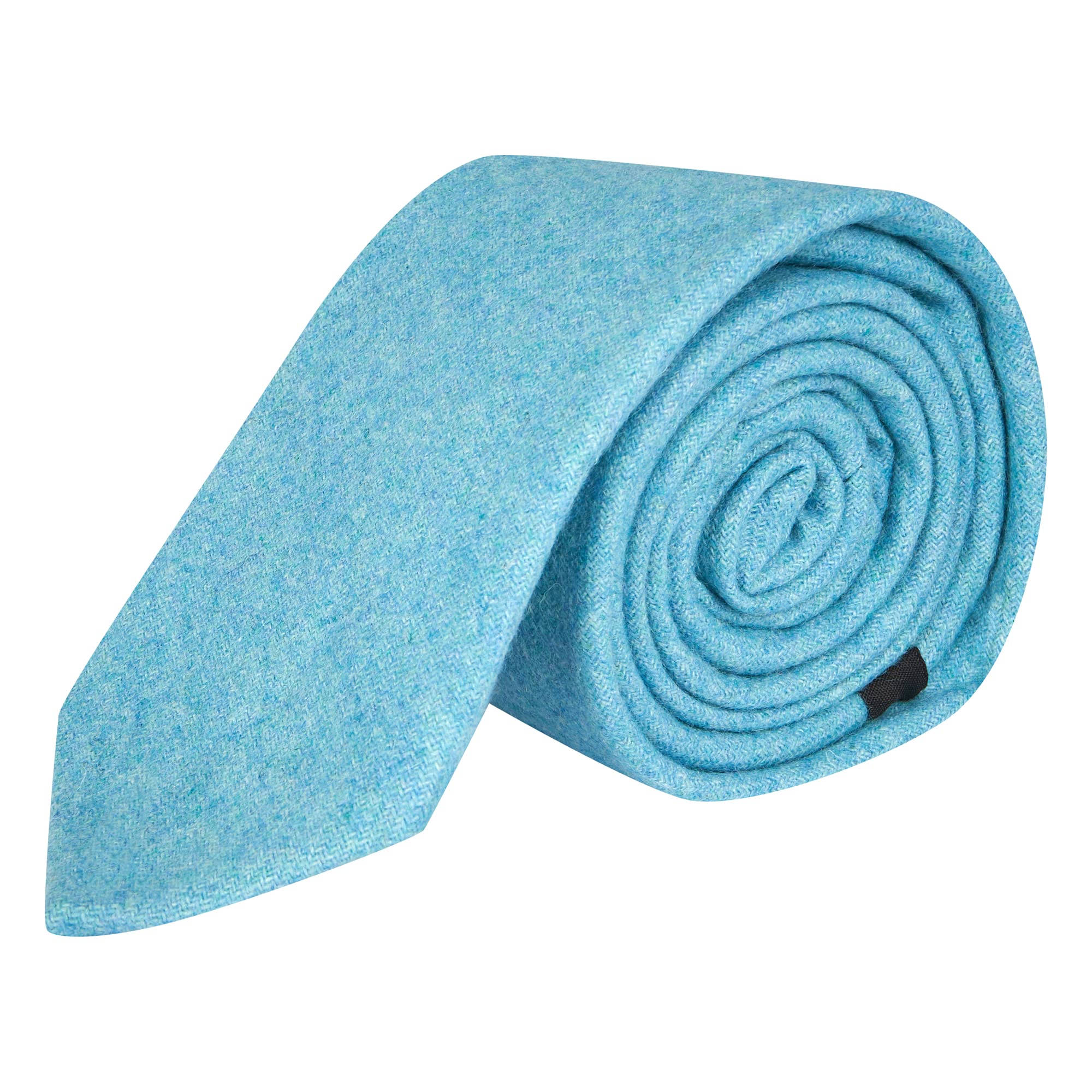Cravatta Sette Pieghe di Seta Blu Fantasia Tiffany 7P458