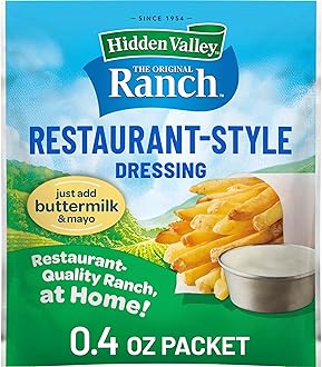 Hidden Valley Original Ranch Restaurant Style Dressing Recipe Mix, 0.4 Ounce (Package May Vary)