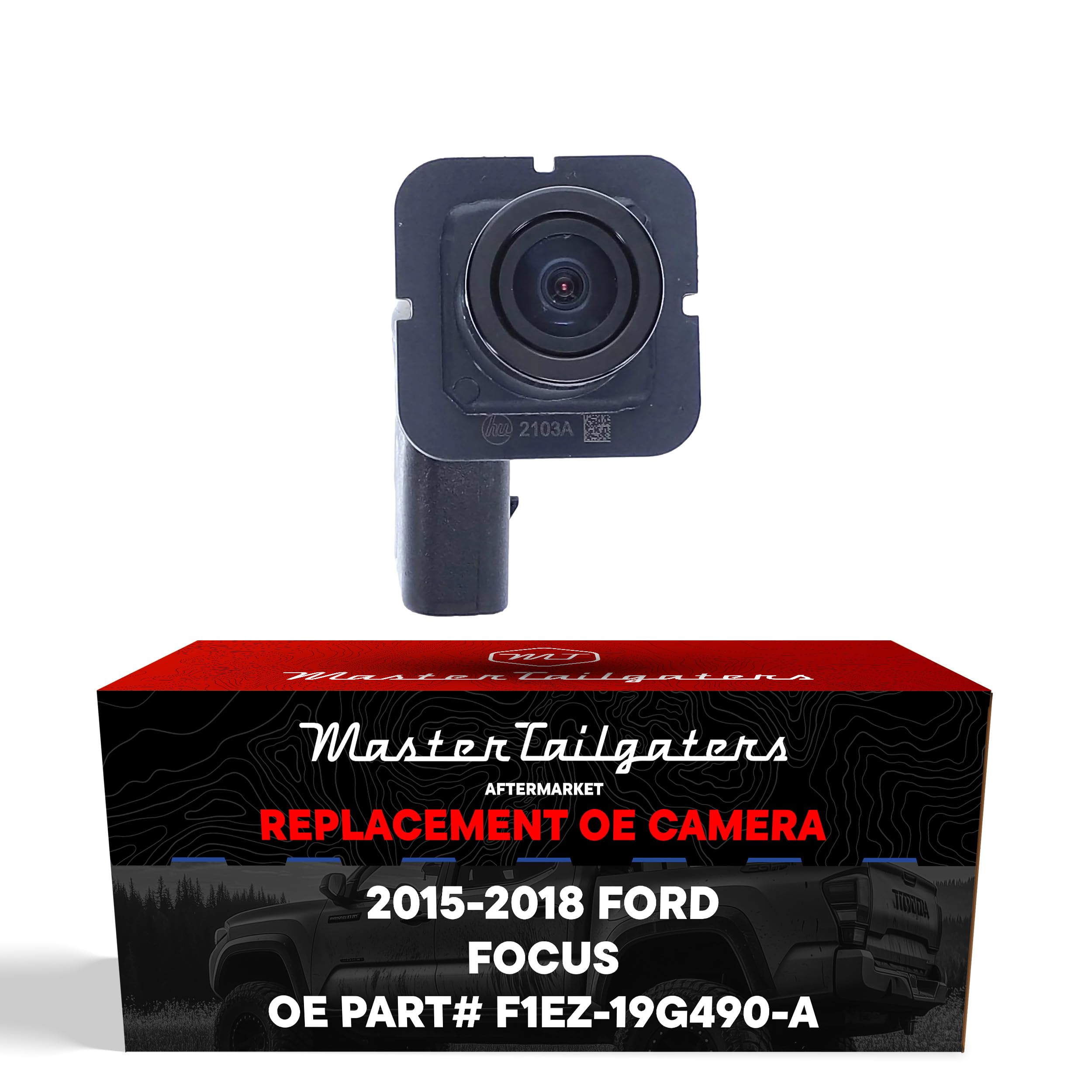 Master Tailgaters Replacement for Ford Focus ST, Sedan, Electric, Hatchback (2015-2018) Backup Camera OE Part # F1EZ-19G490-A