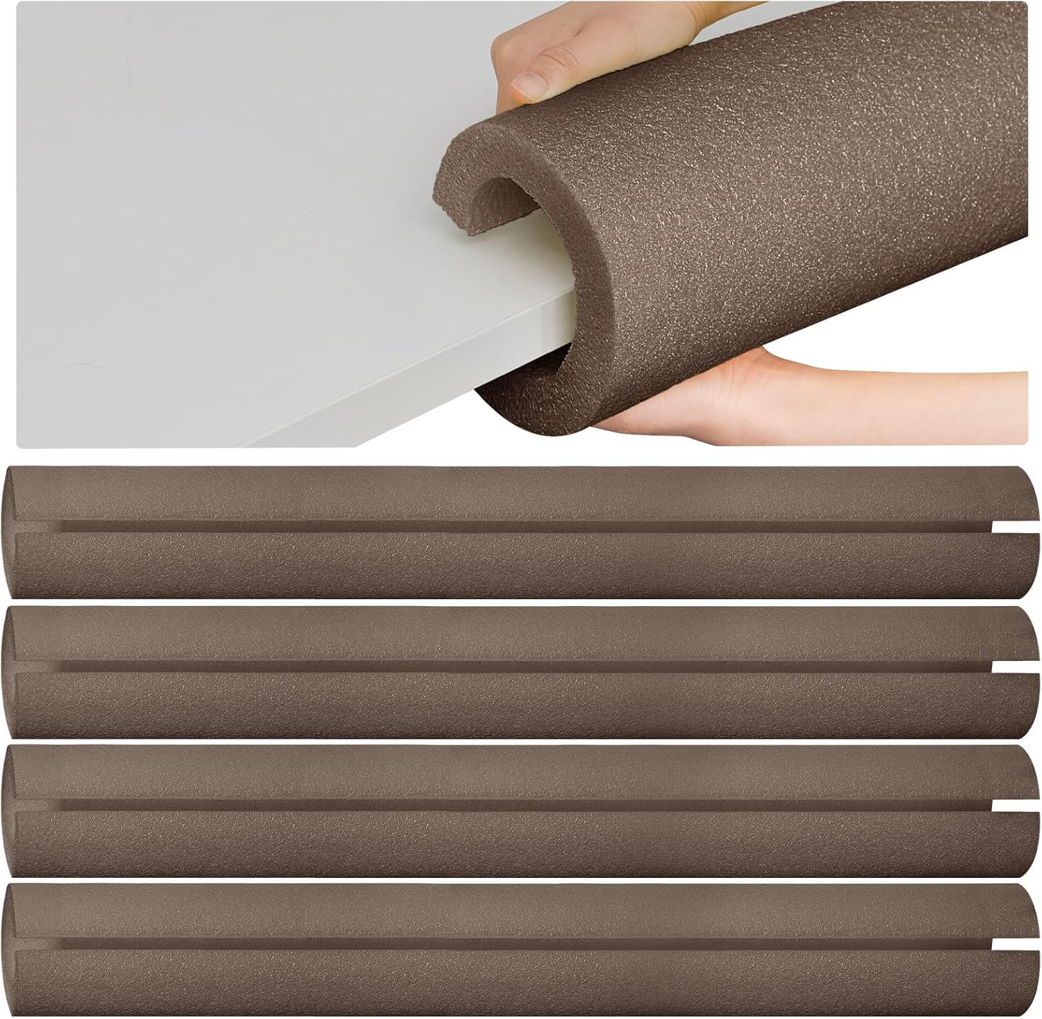 Hanaive 4 Pcs 40 Inch x 4.1 Inch Jumbo Pool Noodles Bulk