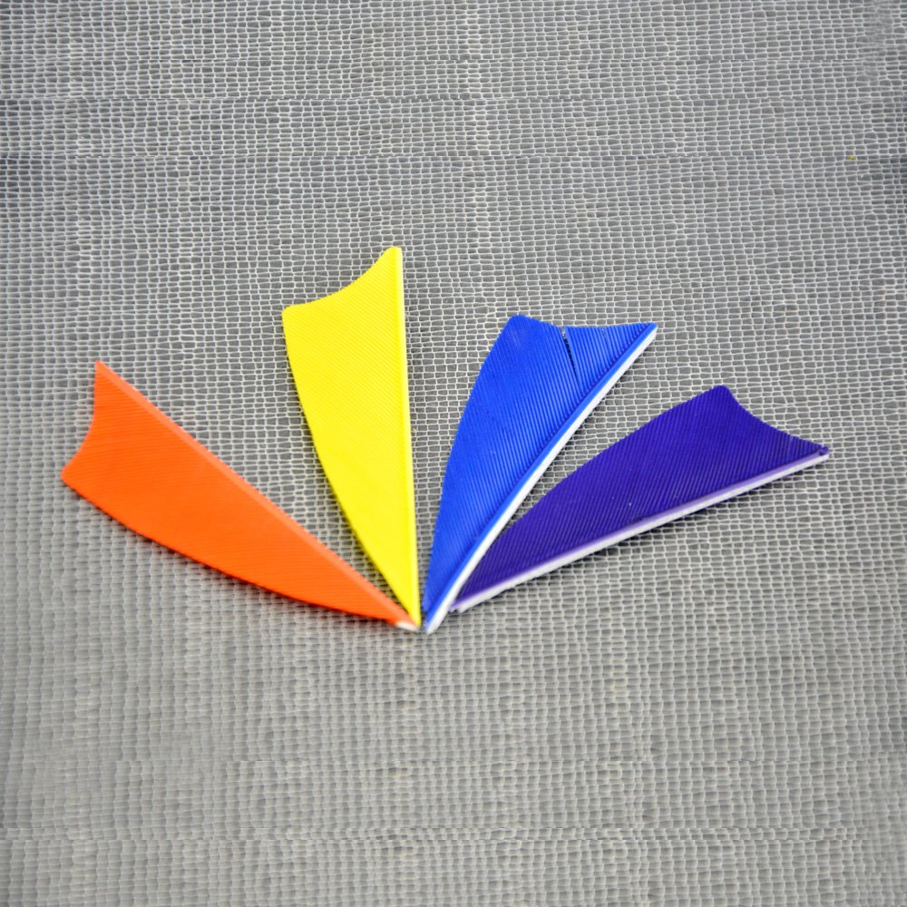 AMEYXGS 50pcs Bogenschießen Truthahn Feder 2" Pfeile Fletches für DIY Pfeilschaft