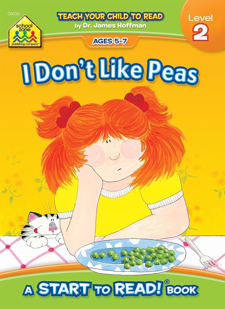 Amazon.com: School Zone I Don't Like Peas, Start to Read