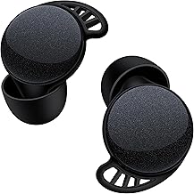 45dB Earplugs for Sleeping,Noise Cancelling Ear Plugs with 8 Pairs Ear Tips, Reusable Hearing Protection Noise Reduction Earplugs Suitable for Concerts,Travel,Work Fit Black