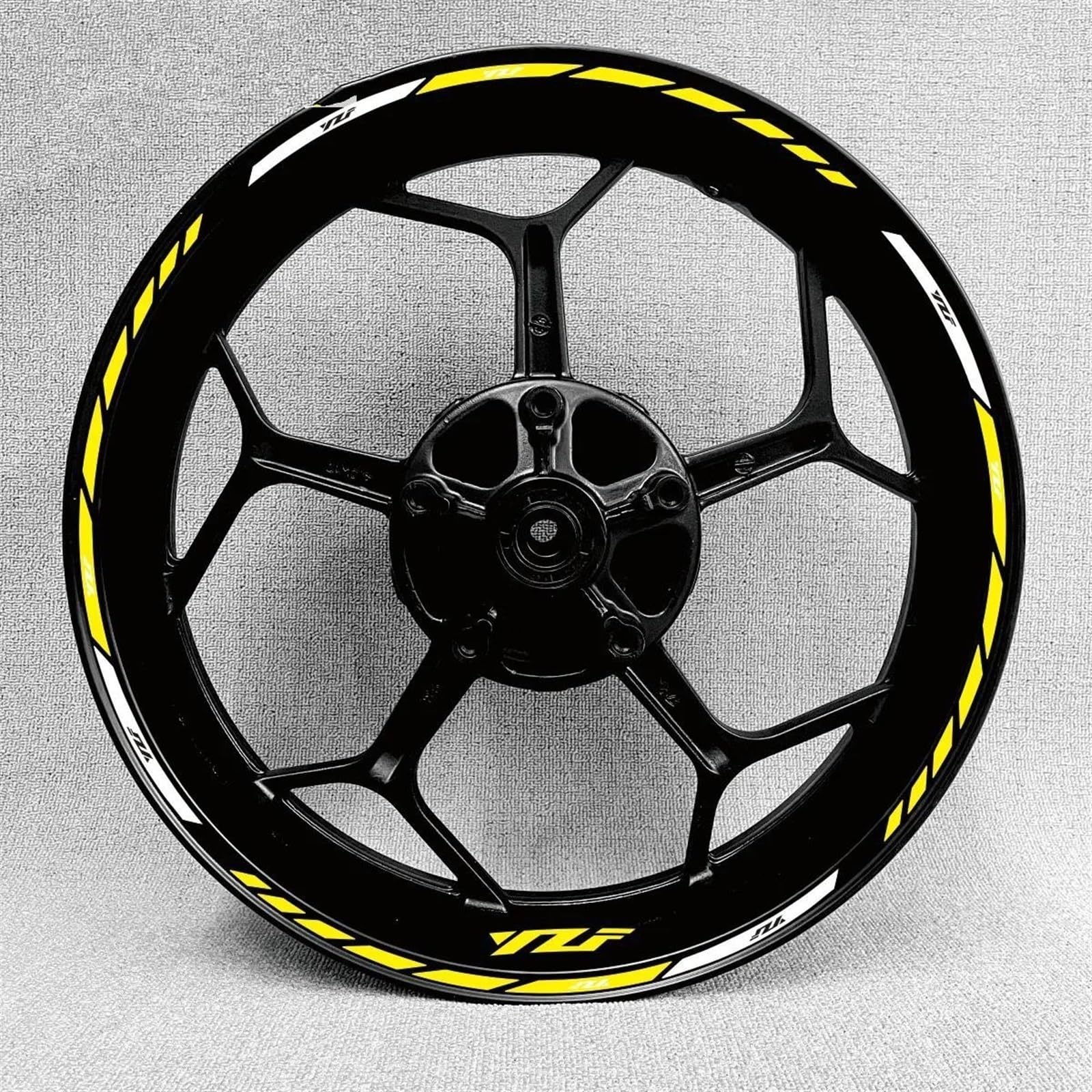 Stickers Motorcycle Accessories Wheel Stickers Reflective Rim Motorbike Waterproof Decals for Yamaha MT-09 MT09 MT07 MT10(Style 7)