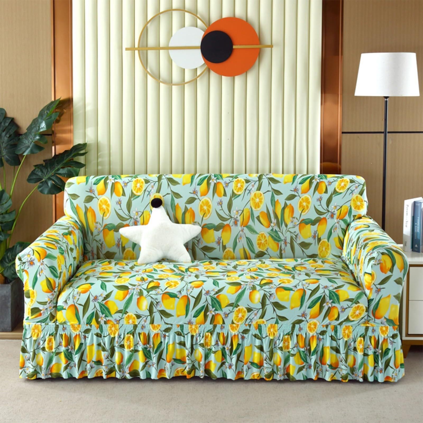 Housse de coussin pour canapé sectionnel extensible L 190-230 cm universelle