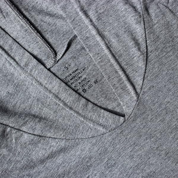 Muscle Alive Uomo Manica Lunga Felpa con Cappuccio Elastico Leggero Felpe Poliestere e Spandex - 5