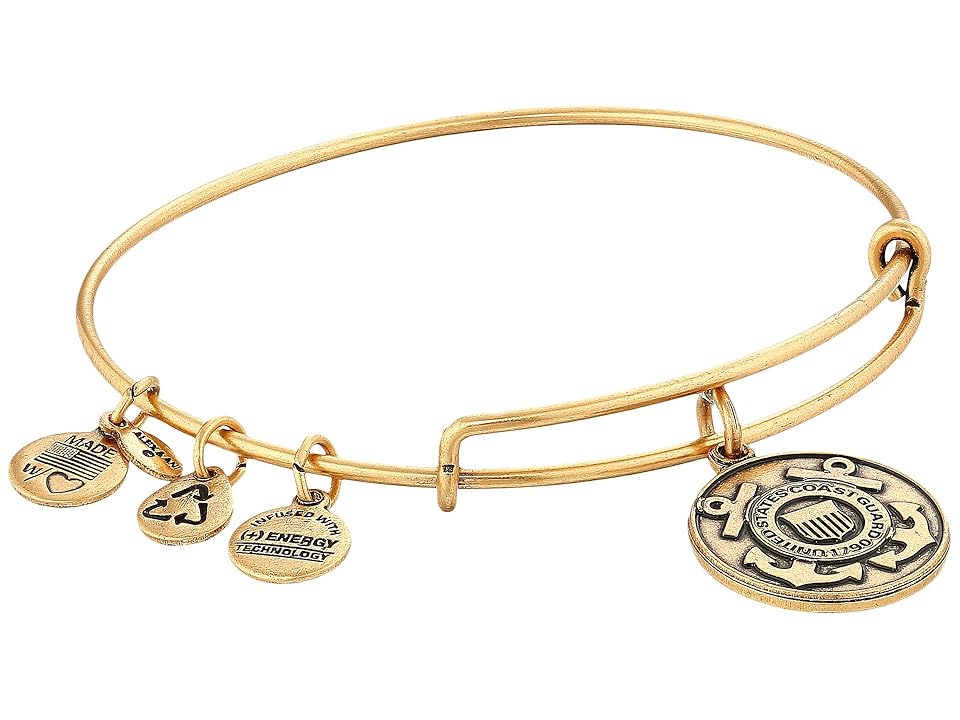 

Alex and Ani U.S. Coast Guard Charm Bangle (Rafaelian Gold Finish) Bracelet