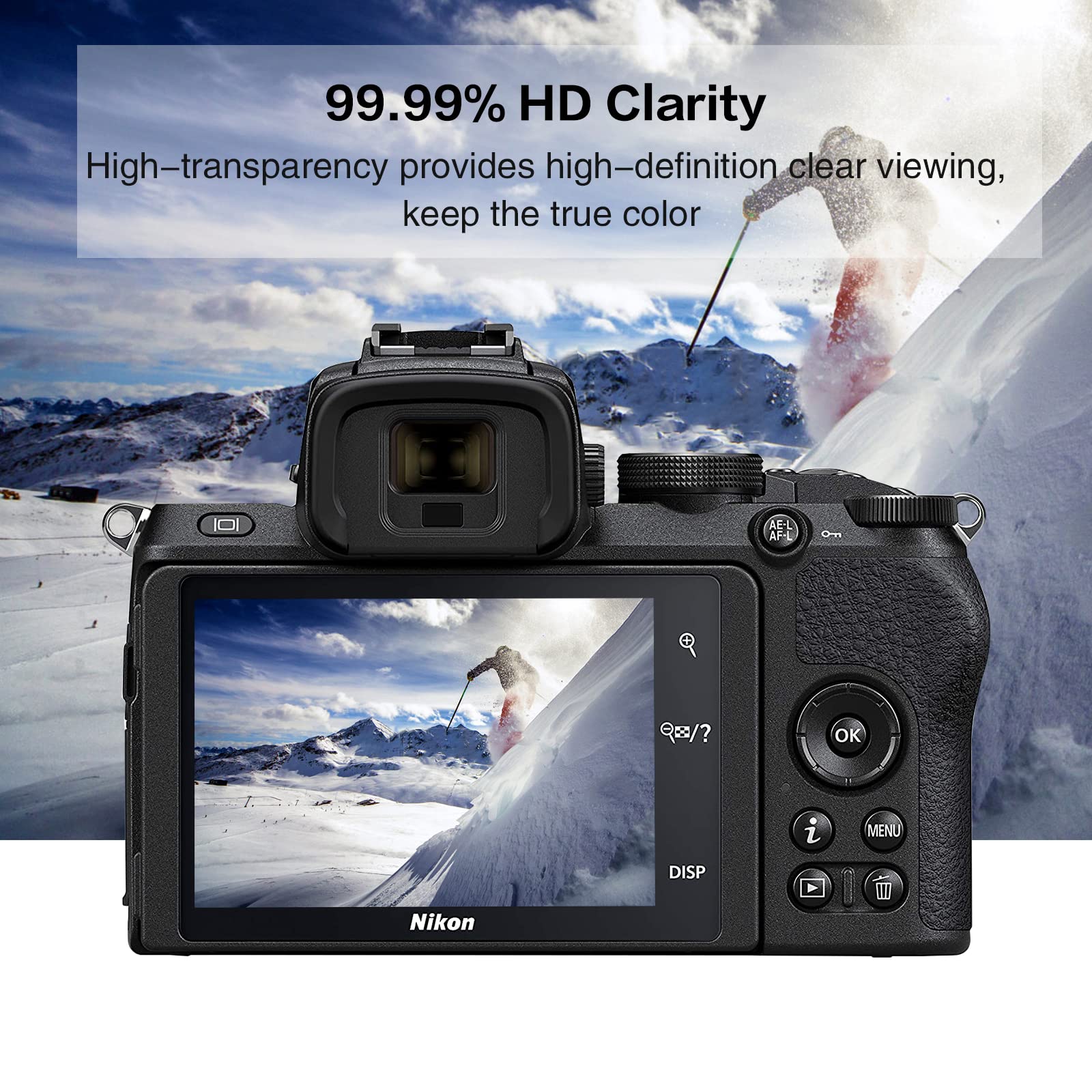 Larmor Screen Protector For Nikon D3200/D3300/D3400 | Wex Photo Video - View #3