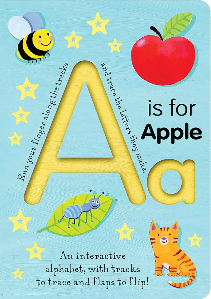 A is for Apple: An Interactive Alphabet With Tracks to Trace and Flaps to Flip! (Smart Kids Trace-and-Flip)