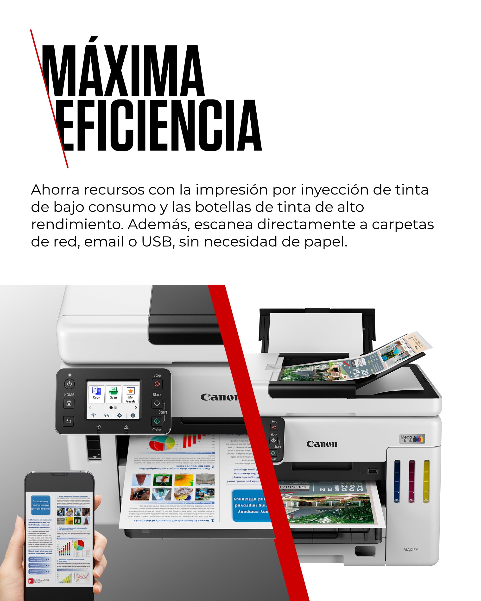 Canon Maxify Gx7150 Megatank - Multifunktionsdrucker - Farbe - Tintenstrahl - Ciss - Legal (216 X 356 Mm)