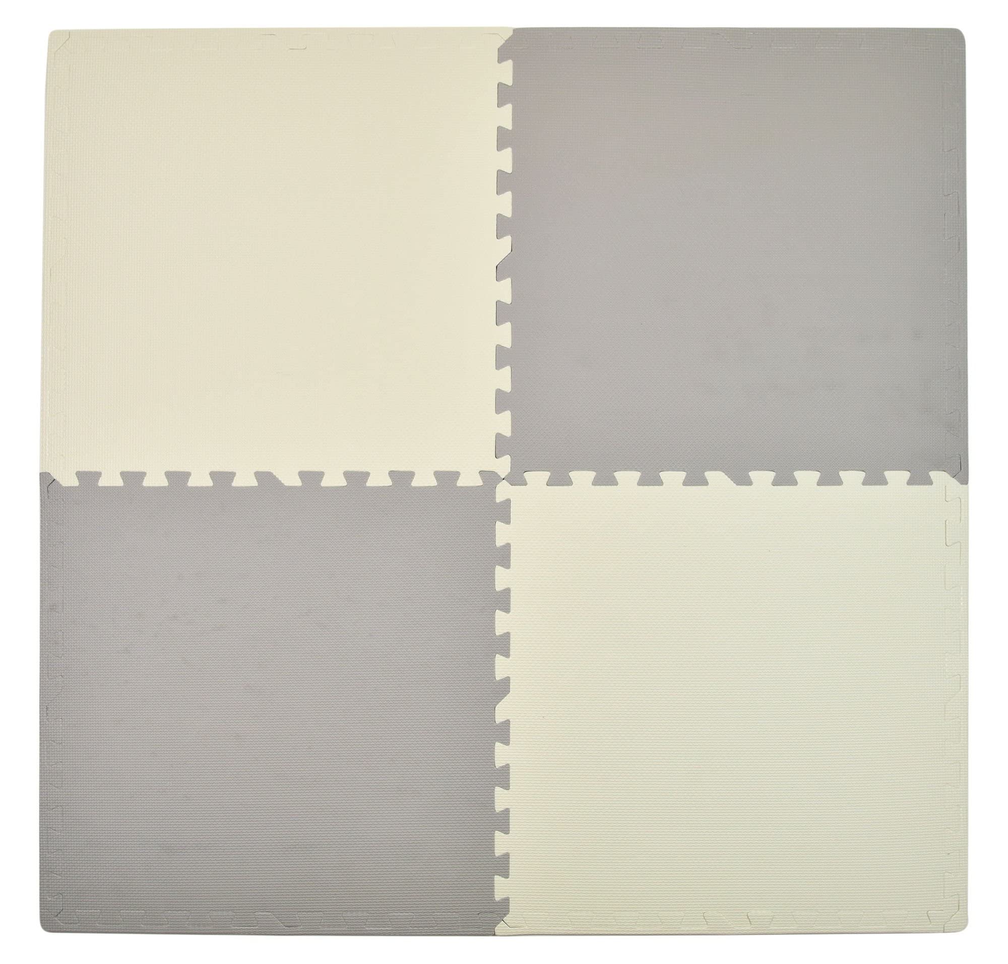 Humbi Puzzelmat EVA-schuim voor baby's en kinderen, kruipmat, speelmat, fitnessmat, beschermmat, zwembadmat, vloerbescherming, 62 x 62 x 1 cm, 9 delen